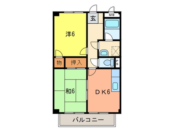 Surplus Two Ichikawa Ａの物件間取画像